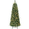 thumbnail image 1 of HOMCOM 5 ft Prelit Pop Up Christmas Tree, Collapsible Xmas Tree, Green, 1 of 10