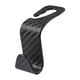 thumbnail image 1 of Ganchos traseros para asiento de coche, ganchos de almacenamiento para coche, ganchos para reposacabezas, 8 piezas, fibra de carbono negra, 1 of 5