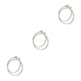 thumbnail image 4 of Pendientes redondos dorados Minnieouse 1 par para niña, 4 of 6
