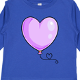 thumbnail image 4 of Inktastic Purple Balloon Heart Boys or Girls Long Sleeve Toddler T-Shirt, 4 of 5