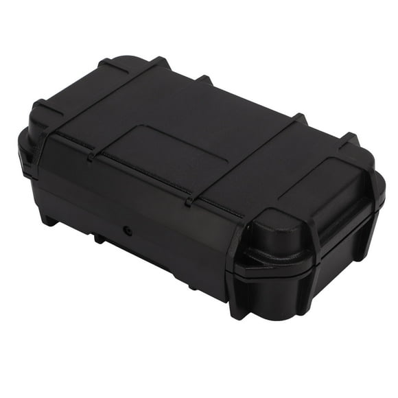 BuyWeek Boîte étanche de Camping, Boîte à Outils de Rangement en Plastique étanche Étui de Transport Rigide pour Le Camping(Noir)