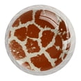 thumbnail image 1 of 4 Pcs Colorful Animal Skin Giraffe Knobs for Kitchen Cabinet Cupboard Dresser Bookcase Drawer Pulls Handles Round Home Decor, 1 of 5