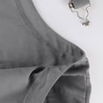 thumbnail image 7 of Jumpsuit Trendy Wide Leg Men Bib Overalls Skin-Friendly Bib Overalls Cargo One-Piece Adjustable Suspender Straps Work Wear Gray XL, 7 of 7