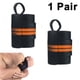thumbnail image 1 of Muñequeras para levantamiento de pesas, 1 par con soporte para pulgar resistente para entrenamiento en gimnasio, levantamiento de pesas, peso muerto y entrenamiento de fuerza, 1 of 8