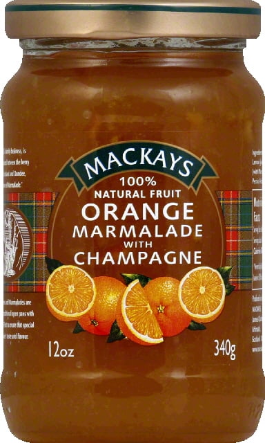 Mackays Orange Marmalade With Champagne, 12.0 OZ by International Foods Associates, Inc.