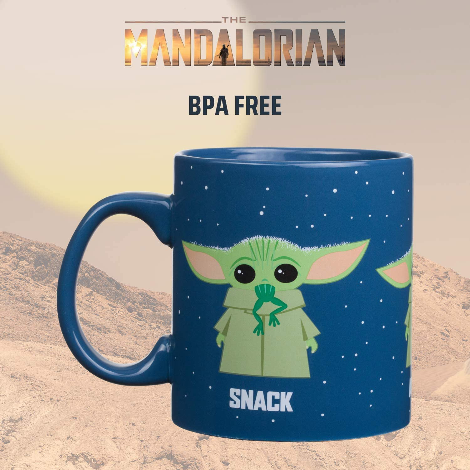 Star Wars The Mandalorian 14oz Ceramic Baby Yoda The Child Coffee Mug –  Hollywood Heroes