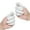 White, variant on Reusable Comfortable Finger Protectors Sleeves Cover Crafted from Soft Cotton Fabric With PVC Grip Dots For Labor Safety