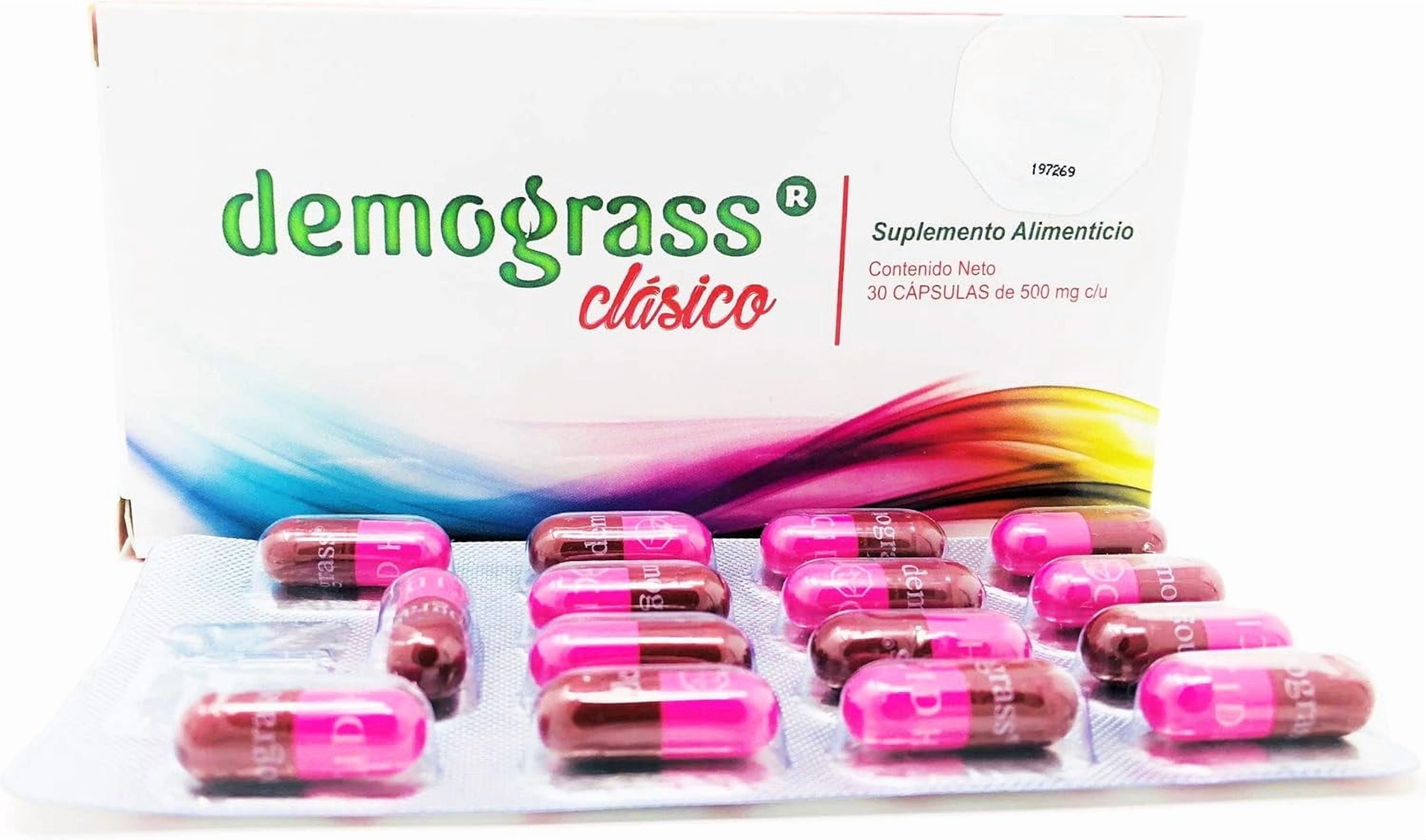 Demograss Classic Dietary Supplement – Herbal Formula Capsules, 500 mg per Capsule, 30 Count