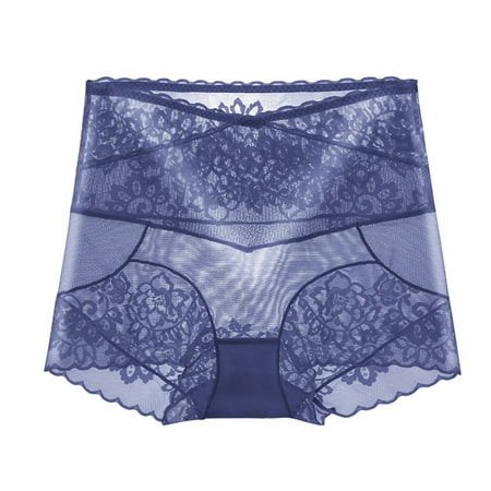 

JFY Women Briefs See-through Comfortable Sexy Mesh Quick Dry Solid Color Ultra-thin Butt-lifted Body-shaping Women Underpants for Four Seasons