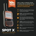 thumbnail image 2 of Spot X 2-Way Satellite Messenger | SOS Protection | Handheld Portable 2-Way GPS Messenger for Hiking, Camping, Cars| Globalstar Satellite Network Coverage | Subscription Applicable - Open Box, 2 of 5