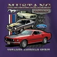 thumbnail image 3 of Wild Bobby Ford Mustang Untamed Spirit Mens Cars and Trucks Men Tee, 3 of 6