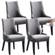 thumbnail image 1 of FUNDA PARA SILLA RETRÁCTIL IMPERMEABLE LINGUISTIC 4 PIEZAS - GRIS CLARO, funda para silla universal, moderna y duradera, adecuada para el hogar, hotel, restaurante, banquete y cocina, 1 of 5