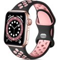 thumbnail image 1 of Correas Compatible con Apple Watch 38mm 40mm 41mm 42mm 44mm 45mm 46mm 49mm, Correa Deportiva Silicona con Agujeros de Aire Transpirables para iWatch Series 11 10 9 8 7 6 5 4 3 2 1 SE Ultra, 1 of 18