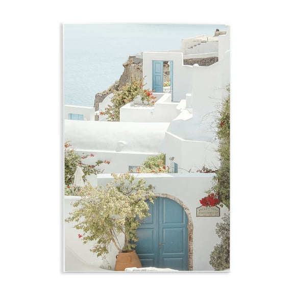 Stupell Industries Coastal Town Doorways Town & City Photography Unframed Art Print Wall Art, 10 x 15