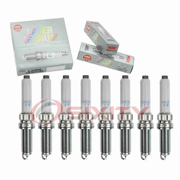 8 pc NGK 94201 Laser Iridium Spark Plugs for 0 040 552 12 12 0 041 666 Ignition Wire Secondary