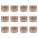 thumbnail image 1 of Bearachild 12 pack/lote contenedores de almacenamiento redondos prácticos y a prueba de fugas para todas las necesidades latas de velas de Metal Almacenamiento y organización del hogar Oro rosa, 1 of 6