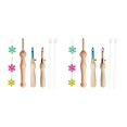 thumbnail image 4 of Guardoinrt Efficient Embroidery Punch Needle Pen Sewing Kit Knitting Tool 3x Needle 5 Threader 10cm 2Set, 4 of 6