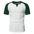 thumbnail image 6 of Sngxgn Shirt Men T-Shirt Summer Street Fashion Casual Short Sleeve Tees(Green,XXXL), 6 of 6