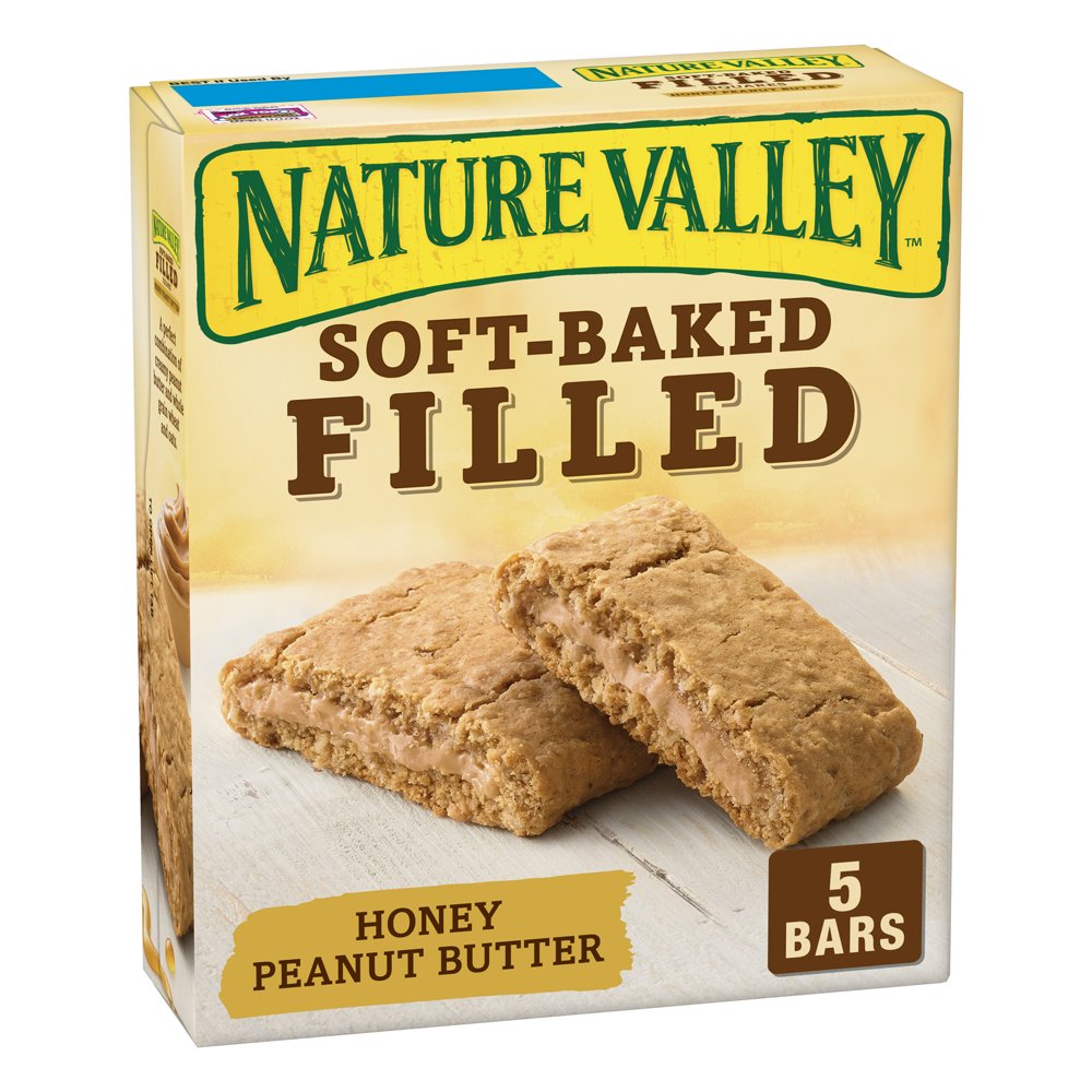 Nature Valley Soft Baked Filled Squares Honey Peanut Butter, 7.1 oz