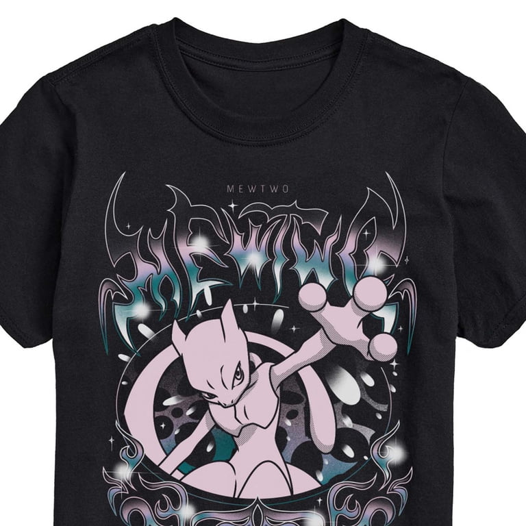 Pokémon - Mewtwo Grunge - Men's Short Sleeve Graphic T- Shirt