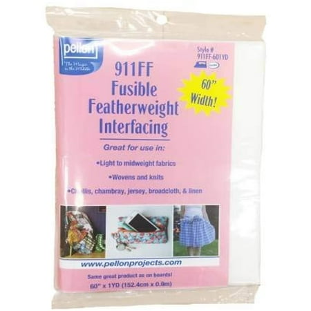 UPC: 0075269076400 | Pellon – 911FF – Fusible Featherweight Interfacing – 60in x 1yd