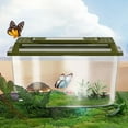 thumbnail image 5 of Standard Faunarium Reptile Tank Transport Portable Habitat Feeding Boxes with Handle for Gecko, 5 of 8