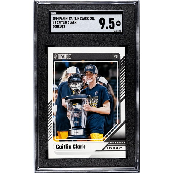 2024 Panini Caitlin Clark Collection #3 Caitlin Clark Donruss SGC 9.5