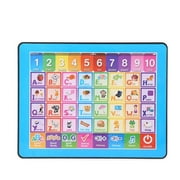 HAOAN Learning Toys for Toddlers, Electronic Educational Tablet with Light, Learning Toddler Toys for ABC/Words/Number/Music