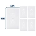 thumbnail image 4 of Cubiertas para Placas de Pared Bates Choice Dúplex Paquete de 10 Blancas, 4 of 7