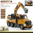 thumbnail image 2 of New Boys Construction Dump Truck Toys Alloy Realistic Excavator Pull Back Truck With Lights And Sounds,Christmas Gifts For Kids,Party Favors, 2 of 5