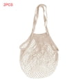thumbnail image 1 of 2 Pieces Mesh Bag String Shopping shopping bag mesh Bag Long Strap Handbag Reusable Fruit Storage Handbag Totes Net Bag, 1 of 9
