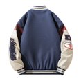 thumbnail image 4 of MKLEKYY Veste de Pluie Pliable pour Femmes Col Rond Imprimé Lettre Manches Courtes T-Shirt Col Rond, 4 of 8