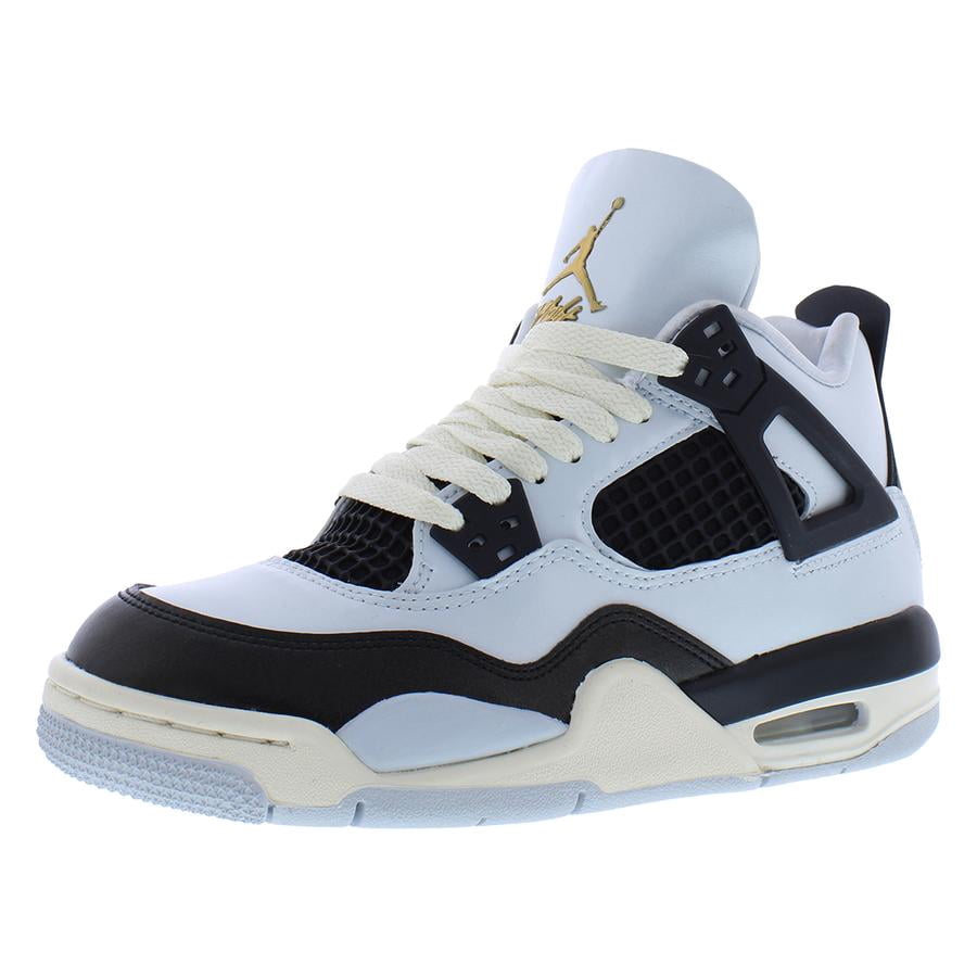 Big Kid's Jordan 4 Retro Pure Platinum/Metallic Gold (FZ8585 070) - 5.5
