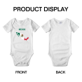 thumbnail image 3 of Mexico Map Flag Cute Baby Clothes Unisex (White, 6-12 Months), 3 of 5