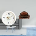 thumbnail image 2 of Reloj de pared redondo, silencioso, sin , decorativo, moderno y elegante, para casa de muñecas, modelo de sofá europeo, ideal como regalo para s, 2 of 8
