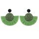 thumbnail image 1 of Guardurnaity 1 par de pendientes de borla, adorno colgante con flecos, colgantes para orejas, accesorio de moda, adorno de joyería, pendiente Ropa, zapatos y accesorios Miscelánea Verde, 1 of 3