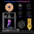 thumbnail image 2 of 6Pc for 3 V3 SE Nozzle Kit,3D Printer Brass Nozzles 0.4mm 0.6mm 0.8mm,High-Temperature Resistance Extruder Nozzles, 2 of 5
