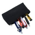 thumbnail image 4 of Aspire 12-Pack Black Canvas Pencil Pouch, Black Cosmetic Pouch, 7 x 3-1/8 x 1-1/2 Inch, 4 of 7