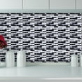 thumbnail image 4 of Deals Today 2025 Peel and Stick Backsplash for Kitchen 10-Sheet Self Adhesive Mosaic Wall Tiles Marble Back Splashes Stick on Backsplash Peel and Stick for Bathroom Shower Furniture Camper 6"x6", 4 of 6