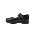 thumbnail image 2 of Petalia Parisa Girls' Faux Leather Double Buckle Flower Detail School Shoes. (Little Kids), 2 of 5