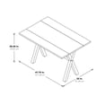 thumbnail image 4 of OSP Home Furnishings Table à Dessus Rabattable McKayla en Dis, 4 of 5