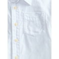 thumbnail image 3 of Wonder Nation Boys Cotton Button Down Shirt with Short Sleeves, Sizes 4/5-18 & Husky, 3 of 3