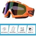thumbnail image 3 of Motorcycle Goggle ATV Dirt Bike Off Road Racing Motocross Goggles for Men,Women, Adults, 3 of 6