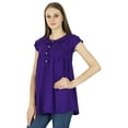 thumbnail image 2 of Boho Top Summer Women Wear Clothing Dress Cotton Casual Tunic Sundress, 2 of 4