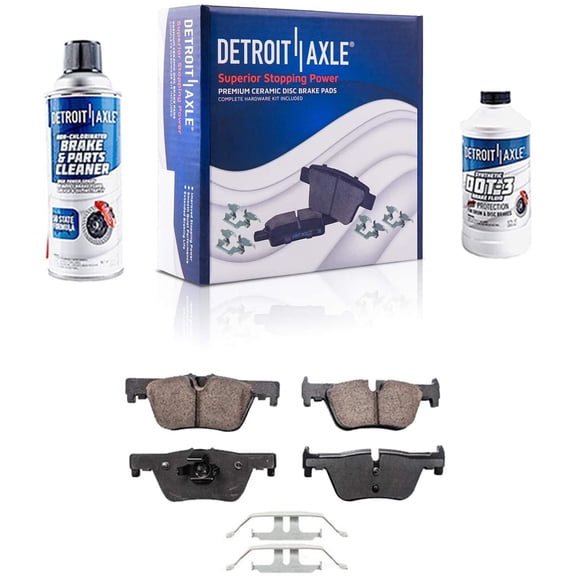 Detroit Axle - 6pc Brake Pads for BMW 228i 230i 328i 330i GT xDrive 428i 430i Gran Coupe, 4 Ceramic Brakes Pads Front and Rear Replacement
