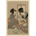thumbnail image 2 of Vision Studio 22x32 Black Ornate Wood Framed with Double Matting Museum Art Print Titled - Women of Japan II, 2 of 4