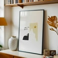 thumbnail image 5 of Tropical Villa 25 - Illustration Abstract Minimalist Modern Art Geometric Nature Surrealism Scenic Black Framed Wall Art Print 24 x 36 inches, 5 of 8