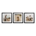 thumbnail image 1 of Gallery Wall de 3 piezas, Paspartu Frames, 22 x 22 cm, Color negro., 1 of 5