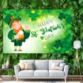thumbnail image 6 of Qianduo St Patricks Day Decor Clearance Sale, St Patrick's Day Background Cloth Flag Festival Party Decoration Irish Clovers Theme Banner 180 * 115Cm/70.8 * 45.2In C, 1X Banner, 6 of 8