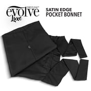 (3 pack) Evolve Satin Adjustable Drawstring Bonnet